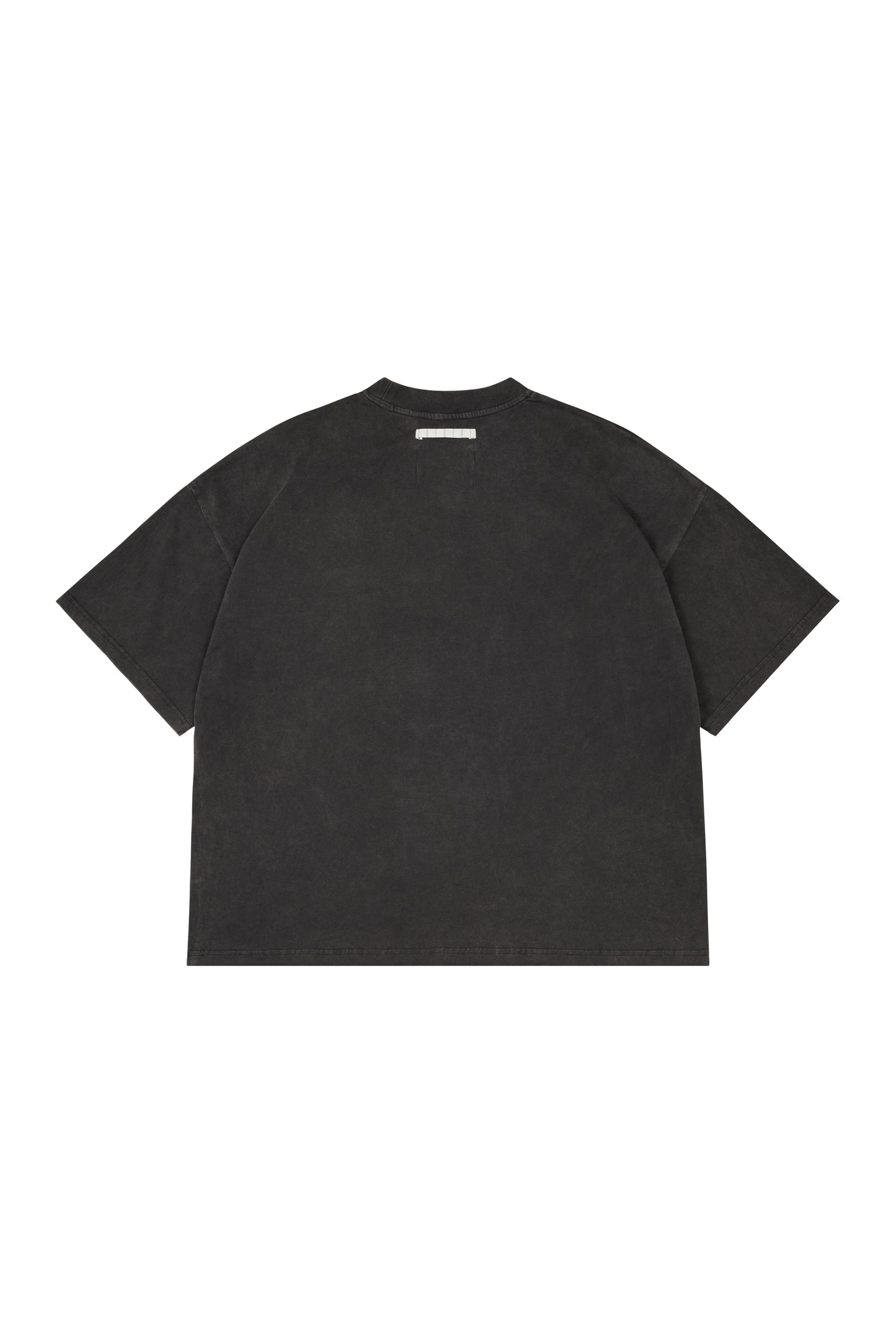 CLUB WASHED BLACK BOXY T-SHIRT
