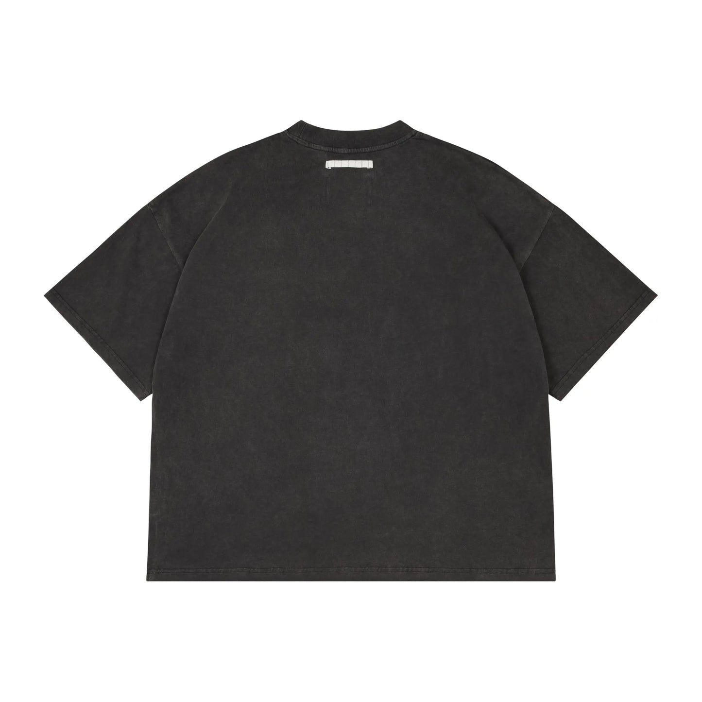 CLUB WASHED BLACK BOXY T-SHIRT