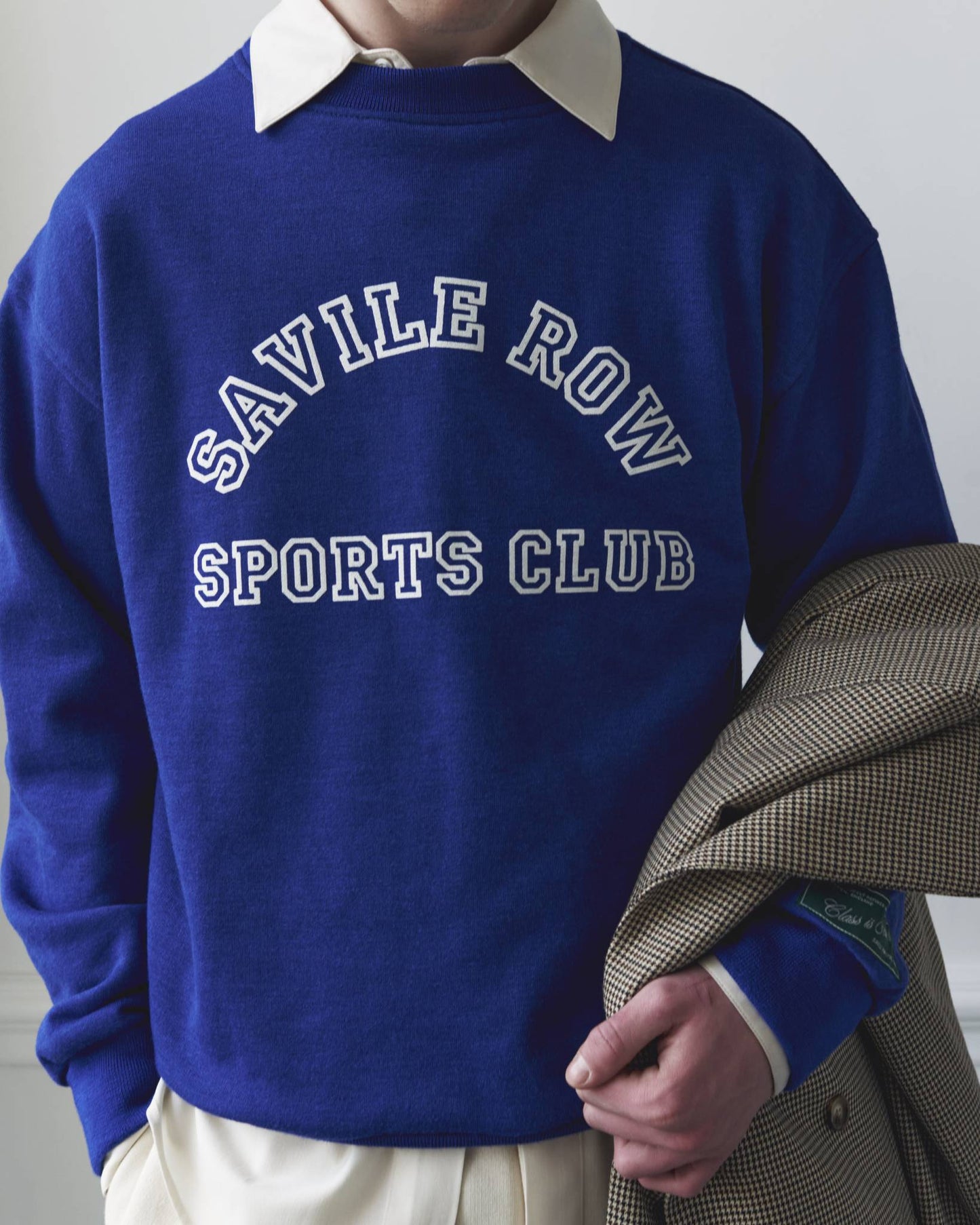 COLLEGE COBALT BLUE SWEATSHIRT
