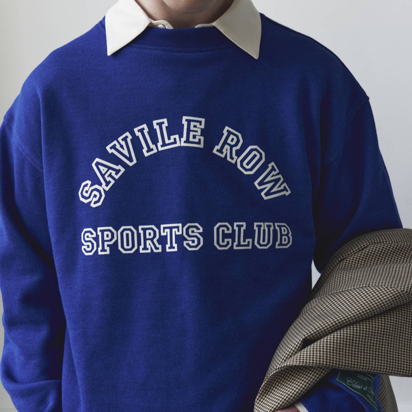COLLEGE COBALT BLUE SWEATSHIRT
