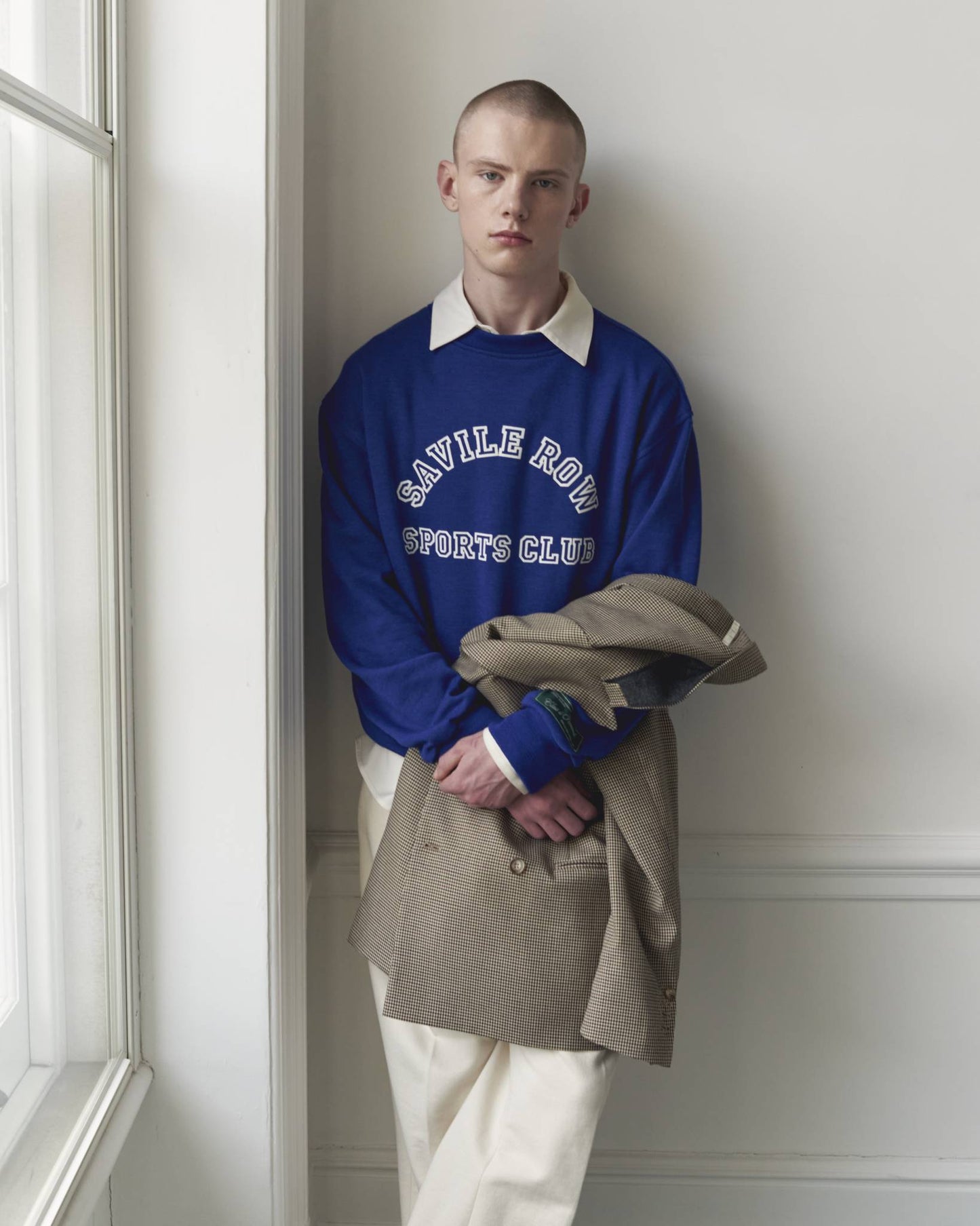 COLLEGE COBALT BLUE SWEATSHIRT