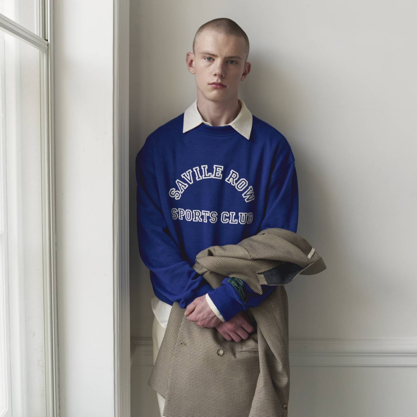 COLLEGE COBALT BLUE SWEATSHIRT