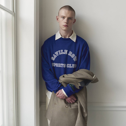 COLLEGE COBALT BLUE SWEATSHIRT