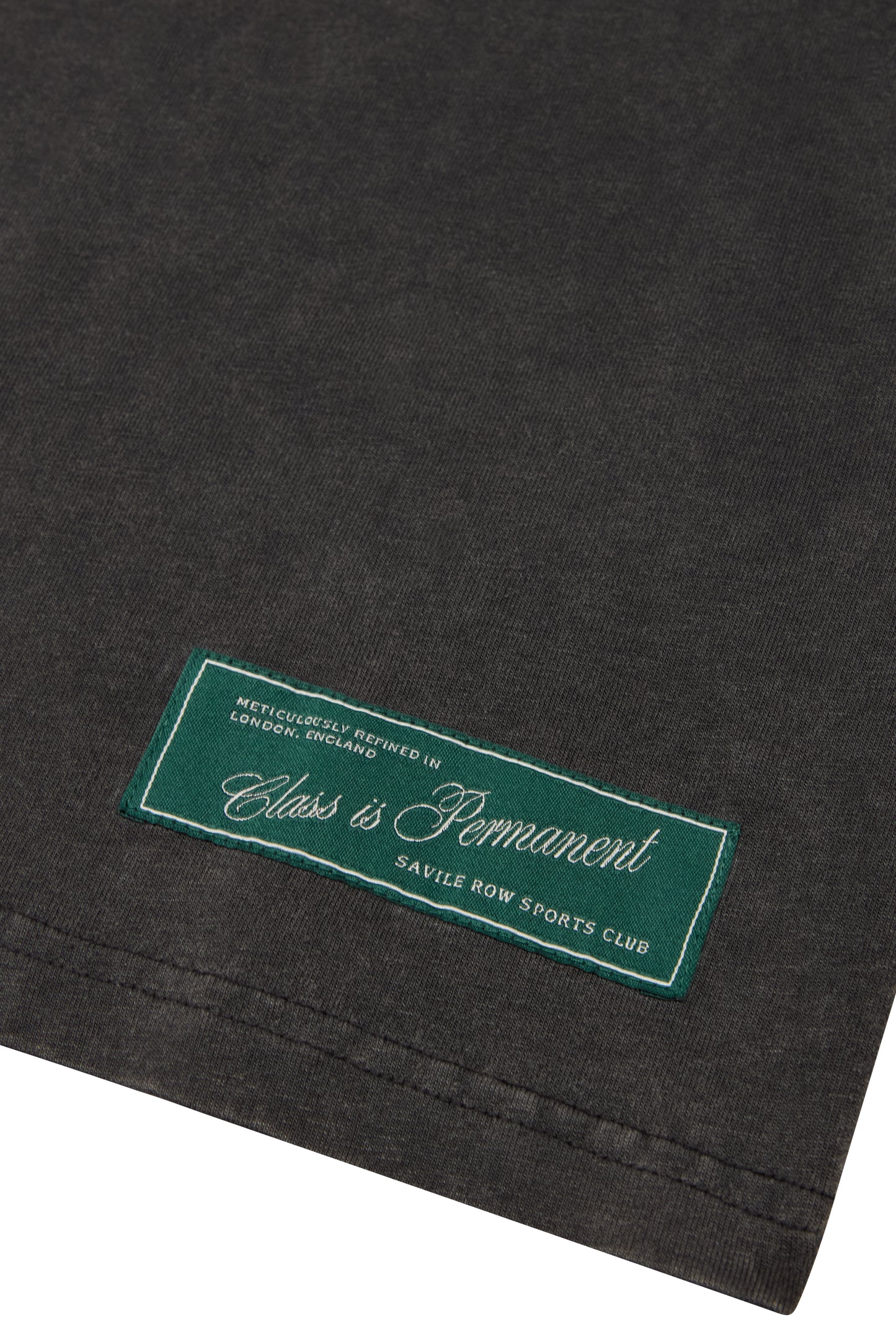 CLUB WASHED BLACK BOXY T-SHIRT