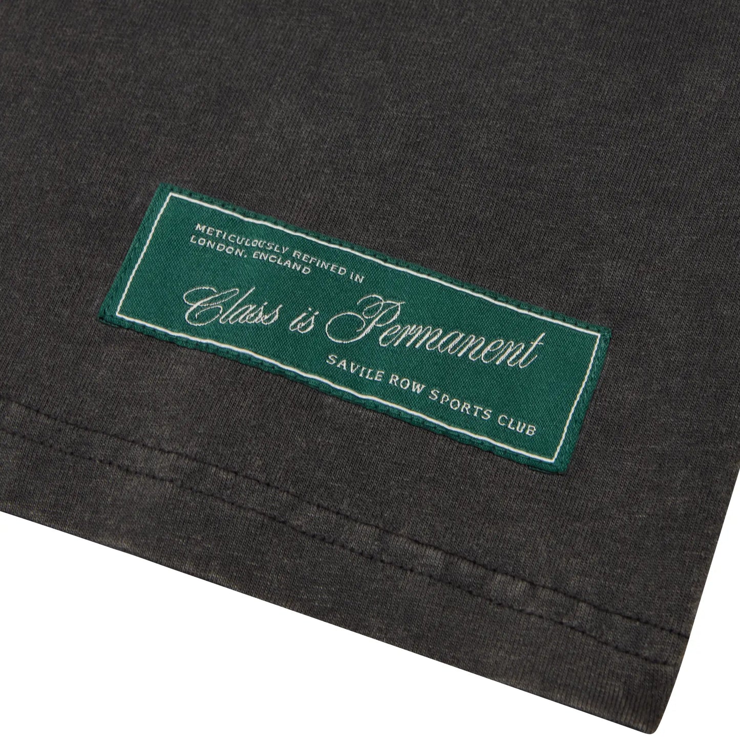 CLUB WASHED BLACK BOXY T-SHIRT